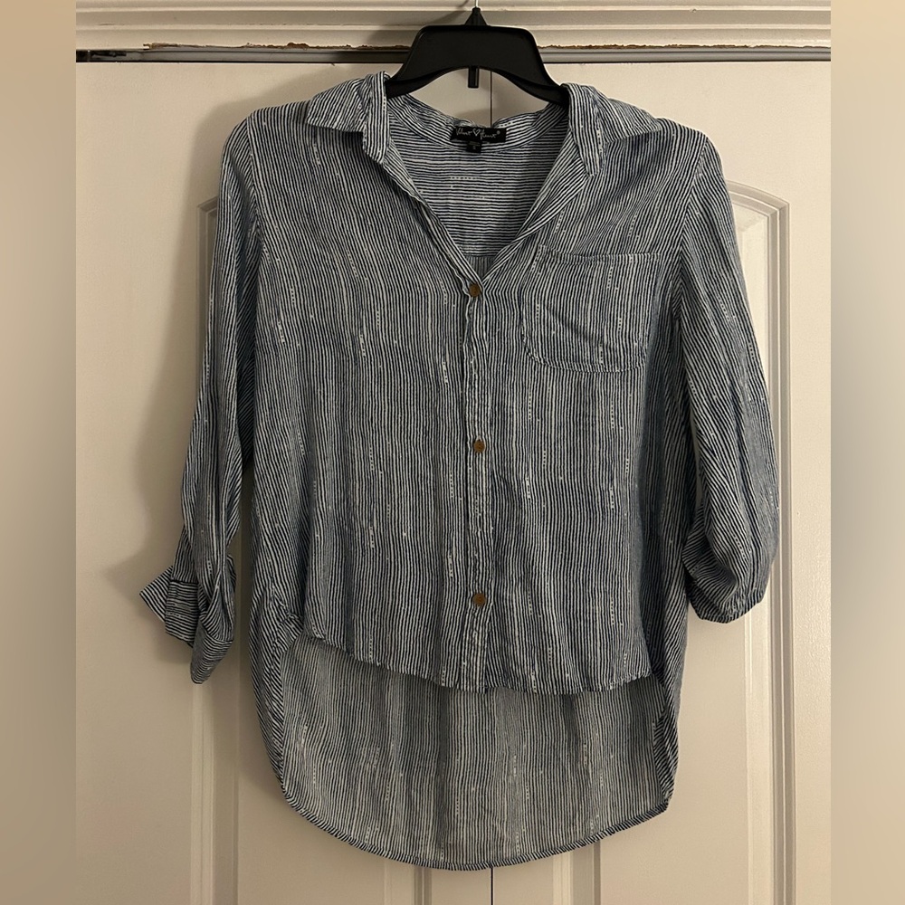 Velvet Heart Hi-Lo Button Up